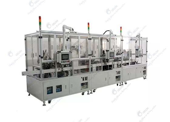 เครื่องผลิตแบตเตอรี่ลิเธียมไอออนทรงกระบอก 18650 สายการผลิตแบตเตอรี่
