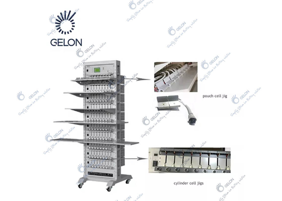 ระบบทดสอบแบตเตอรี่ Li-Ion สำหรับเซลล์แบบเหรียญ กระบอกเซลล์ กระเป๋า Cell