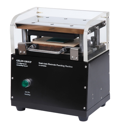 เครื่องตัด Die แบบนิวเมติกที่มีความแม่นยำสูงพร้อมเครื่องตัด Die Electrode คู่สำหรับการวิจัยแบตเตอรี่กระเป๋า Gn-S100p