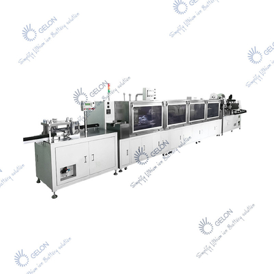 สายการประกอบชุดแบตเตอรี่เซลล์ทรงกระบอก PLC สายการผลิตแบตเตอรี่ลิเธียมไอออน