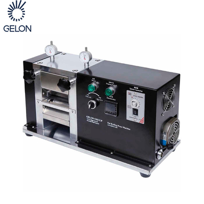 Lab Desktop Battery Electrode Manual Roller Press Machine การวิจัยแบตเตอรี่
