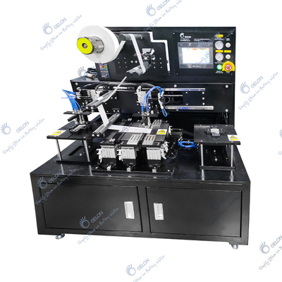 เครื่องแยกอิเล็กโทรดแบตเตอรี่แบบตั้งโต๊ะ Z Fold Lamination Semi Auto Battery Stacker