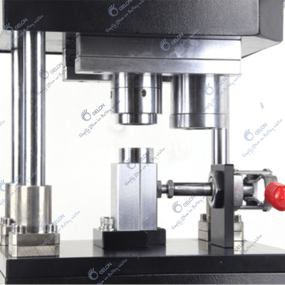 เครื่องซีลแบตเตอรี่ 18650 เครื่องผลิตแบตเตอรี่ Crimper แบตเตอรี่กระบอก
