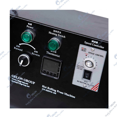 เครื่องรีดร้อนอิเล็กโทรดแบตเตอรี่ความกว้าง 100 มม. สำหรับเครื่องวิจัยการผลิตแบตเตอรี่