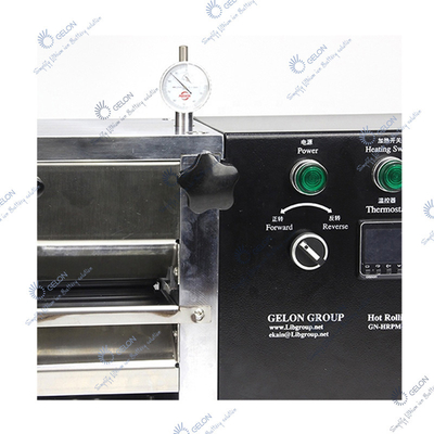 เครื่องผลิตแบตเตอรี่ลูกกลิ้ง Lab Calendering Press Machine