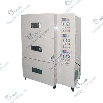 อุปกรณ์ทำเบเกอรี่สุญญากาศ Gelon สามชั้น เตาอบ Pilot Line อุปกรณ์การผลิตแบตเตอรี่