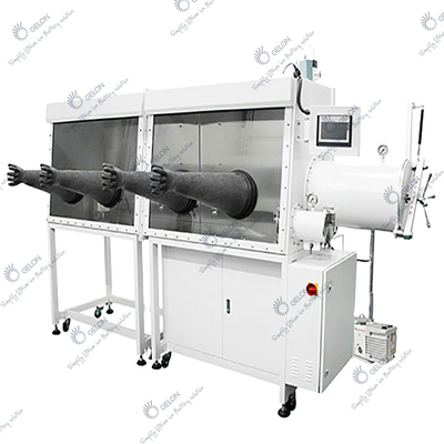 อุปกรณ์การผลิตแบตเตอรี่สแตนเลสสถานีเดียวต่ำกว่า 1ppm Glovebox