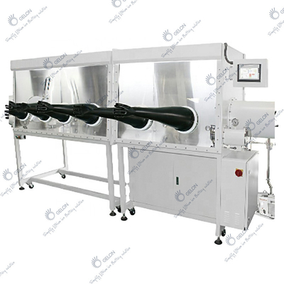 อุปกรณ์การผลิตแบตเตอรี่สแตนเลสสถานีเดียวต่ำกว่า 1ppm Glovebox