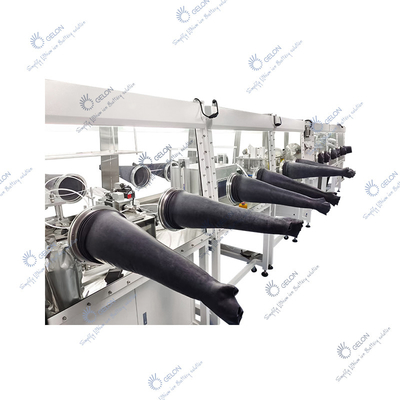 อุปกรณ์การผลิตแบตเตอรี่สแตนเลสสถานีเดียวต่ำกว่า 1ppm Glovebox