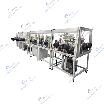 Lab Single Station Chamber Purification ถุงมือสูญญากาศกล่องแบตเตอรี่อุปกรณ์สายการประกอบแบตเตอรี่