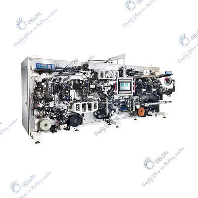 สายการประกอบชุดแบตเตอรี่เซลล์ทรงกระบอก PLC สายการผลิตแบตเตอรี่ลิเธียมไอออน