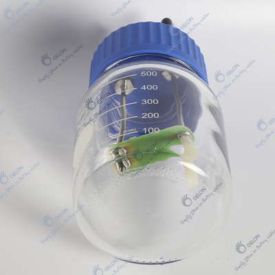 Lab แบตเตอรี่ลิเธียมไอออนวัสดุอุปกรณ์เสริม Li-CO2 Li-O2 500ml ขวดทดสอบ