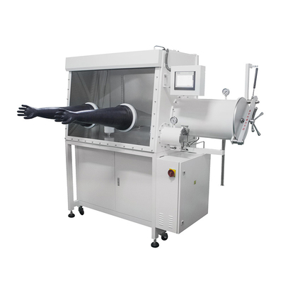 อุปกรณ์การผลิตแบตเตอรี่สแตนเลสสถานีเดียวต่ำกว่า 1ppm Glovebox