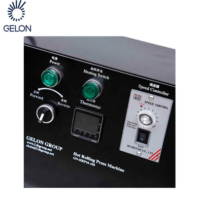 Lab Desktop Battery Electrode Manual Roller Press Machine การวิจัยแบตเตอรี่