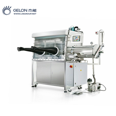 เครื่องประกอบแบตเตอรี่ซีเมนส์ PLC สถานีคู่และกล่องถุงมือหลายสถานี