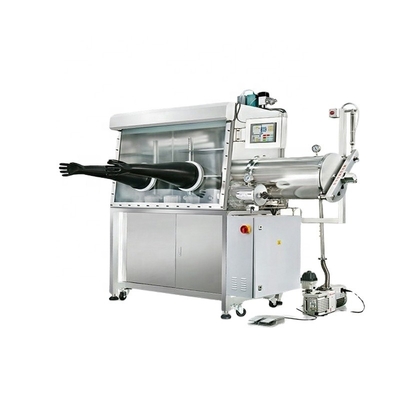 เครื่องประกอบแบตเตอรี่ซีเมนส์ PLC สถานีคู่และกล่องถุงมือหลายสถานี