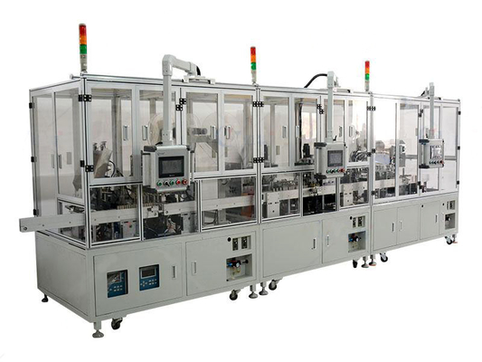 เครื่องประกอบแบตเตอรี่ลิเธียมไอออนสายการประกอบเซลล์กระบอกอัตโนมัติ
