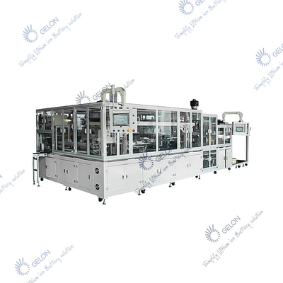 เครื่องตัดขั้วไฟฟ้าของแบตเตอรี่ เครื่องทำแบตเตอรี่ Li Ion Roll To Roll เครื่องตัดแบบปฏิทินรวม