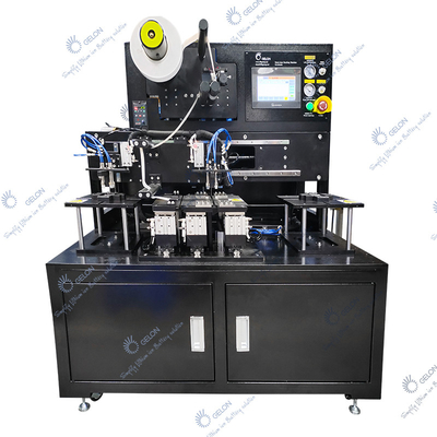 เครื่องแยกอิเล็กโทรดแบตเตอรี่แบบตั้งโต๊ะ Z Fold Lamination Semi Auto Battery Stacker