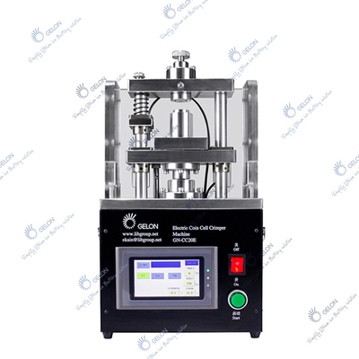Crimper เซลล์เหรียญไฟฟ้า 5m / นาทีเครื่องซีลแบตเตอรี่ไฮดรอลิก
